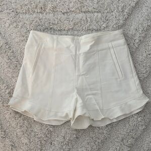 1. State Women's High Waist White Shorts